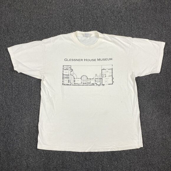 VTG Glesser House Museum T Shirt Y2K Alstyle Apparel Activewear Men’s Size XL - Picture 1 of 6